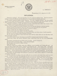 Pandemic 1918